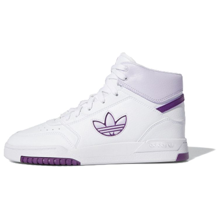 Adidas Originals Drop Step XL Rutschfest Abriebfest Atmungsaktiv High-Top Skateschuhe Damen Sneaker Weiß Lila FW2031 38⅔ von Joom DACH