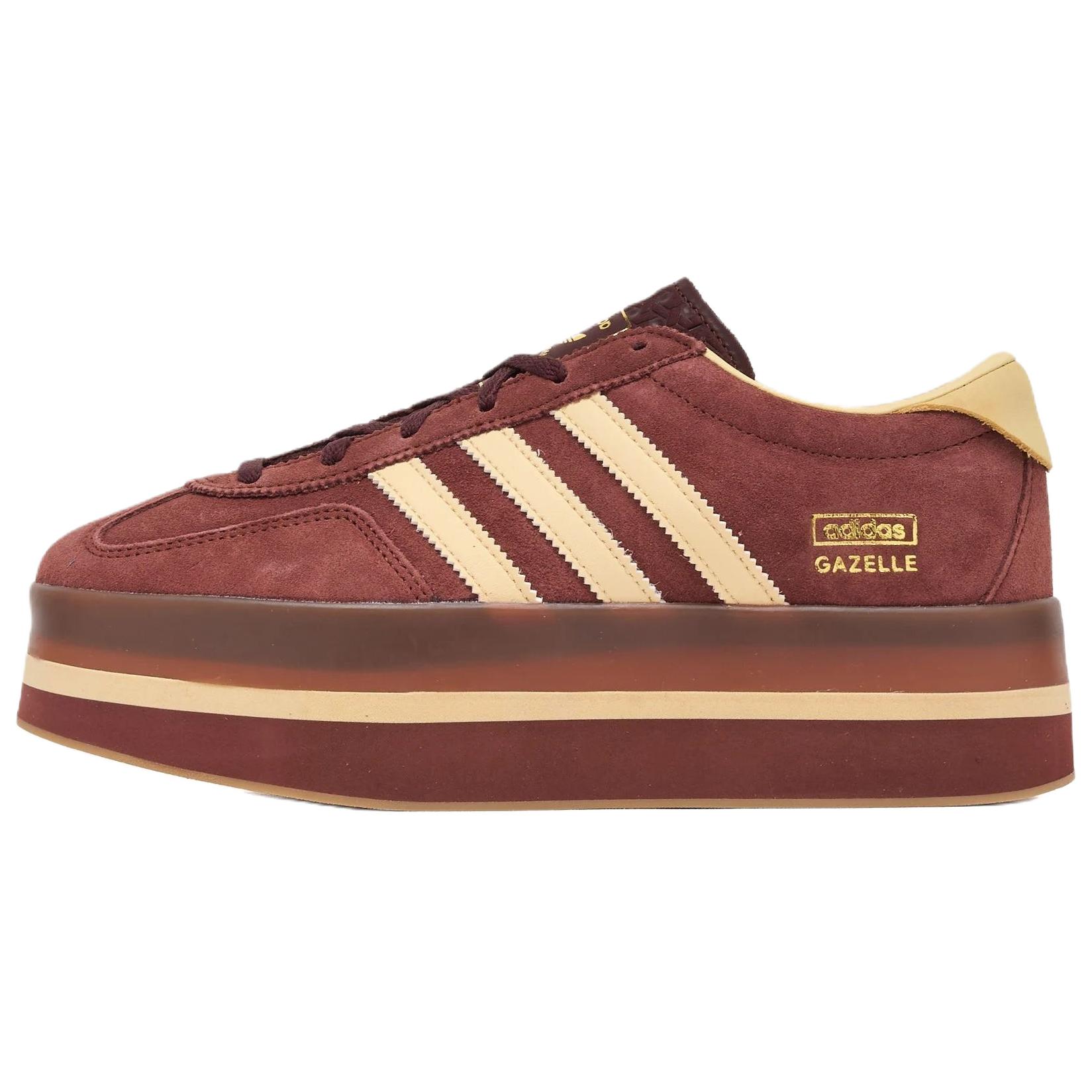 Adidas Originals Gazelle Stack Bequeme Weiche Sneaker Damen Sneaker Braun JS3928 37⅓ von Joom DACH