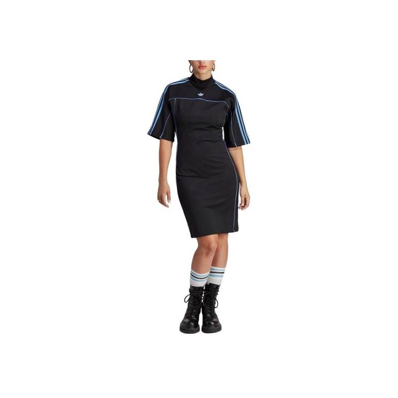 Adidas Originals Gestreiftes Mode Slim Fit Sportlich Lässig Stehkragen Kurzarm Kleid Damen Kleider Schwarz IC2270 XL Adidas Originals Gestreiftes Mode Slim Fit Sportlich Lässig Stehkragen Kurzarm Kleid Damen Kleider Schwarz IC2270 XL von Joom DACH