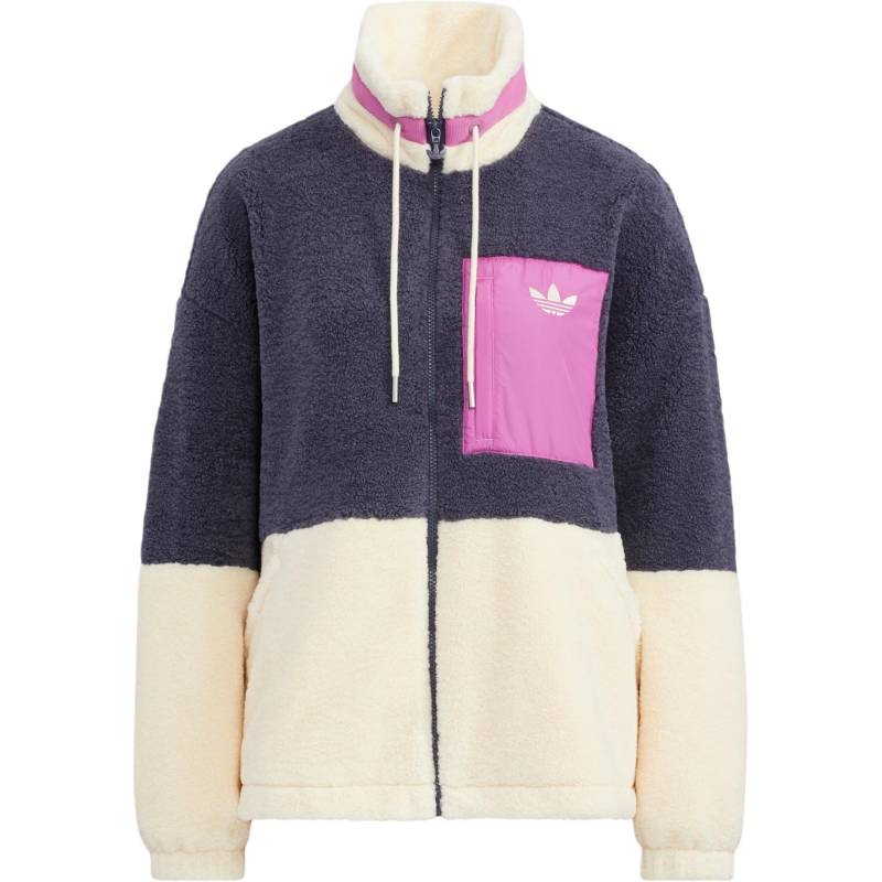 Adidas Originals Kurze Sherpa-Jacke mit Kontrastpanel-Design und Stehkragen Damen Oberbekleidung Mehrfarbig HR3455 M Adidas Originals Kurze Sherpa-Jacke mit Kontrastpanel-Design und Stehkragen Damen Oberbekleidung Mehrfarbig HR3455 M von Joom DACH