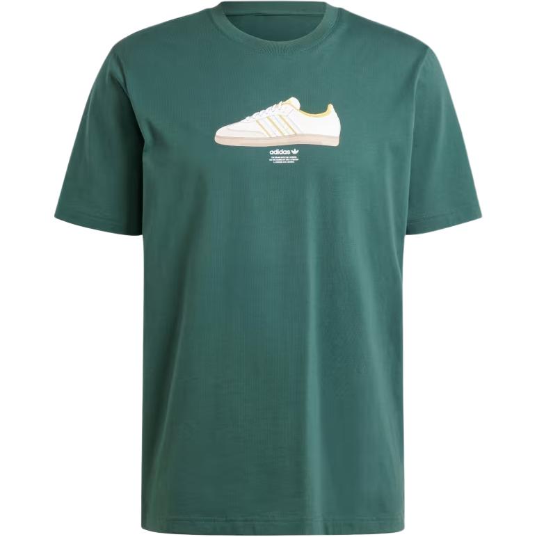 Adidas Originals Training Supply Sport T-Shirt 3 Baumwolle Rundhals Kurzarm Herren Tops Grün IX6717 L von Joom DACH