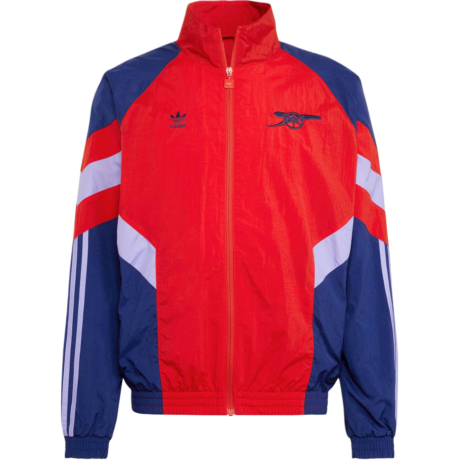 Adidas Originals Trainingsjacke Arsenal Lässig Bequem Locker Geschnittene Jacke Herren Jacken Hellkarmesinrot Nachthimmelblau IS6503 L von Joom DACH
