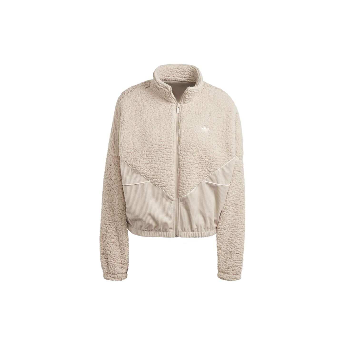 Adidas Originals Trefoil Spliced Locker Langarmjacke Damen Jacke Beige IM4315 S von Joom DACH