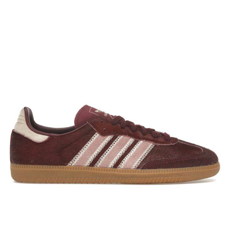 Adidas Samba OG Pony Hair Pack - Maroon Damen Sneaker Rot Sand-Strata Warm-Clay JP5330 38 von Joom DACH