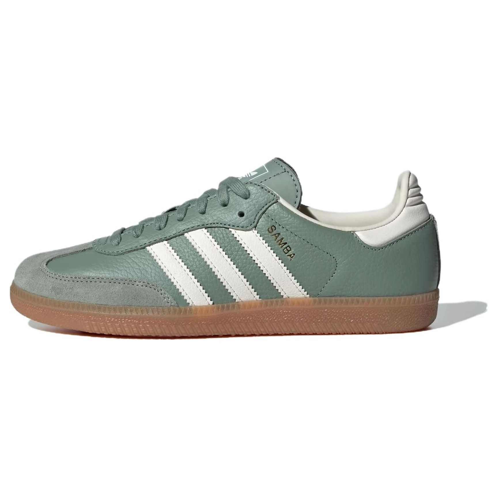 Adidas Samba OG Silber Grün Gummi Damen Sneaker Kreideweiß IE7011 36⅔ von Joom DACH