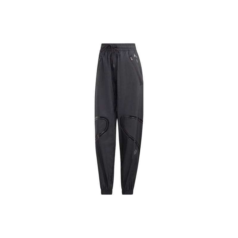 Adidas Stella Mc Cartney Tapered Hose Einfarbig Mit Reißverschlusstaschen Lockere Passform Damen Hose Schwarz HR2209 XXS von Joom DACH