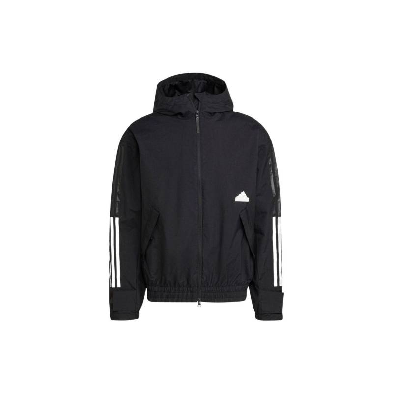 Adidas Gestreiftes Print Logo Zip Hoodie Jacke Herren Oberbekleidung Schwarz HG2062 XL Adidas Gestreiftes Print Logo Zip Hoodie Jacke Herren Oberbekleidung Schwarz HG2062 XL von Joom DACH