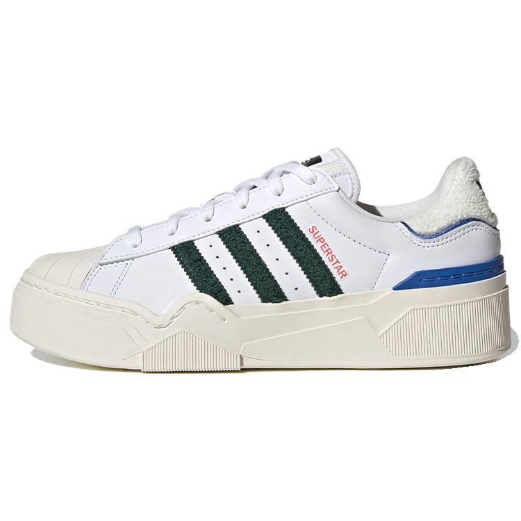Adidas Superstar Bonega 2B Weiß Grün Royal Damen Sneaker Wolkenweiß Dunkelgrün Leuchtendes Royalblau HQ9884 38⅔ von Joom DACH
