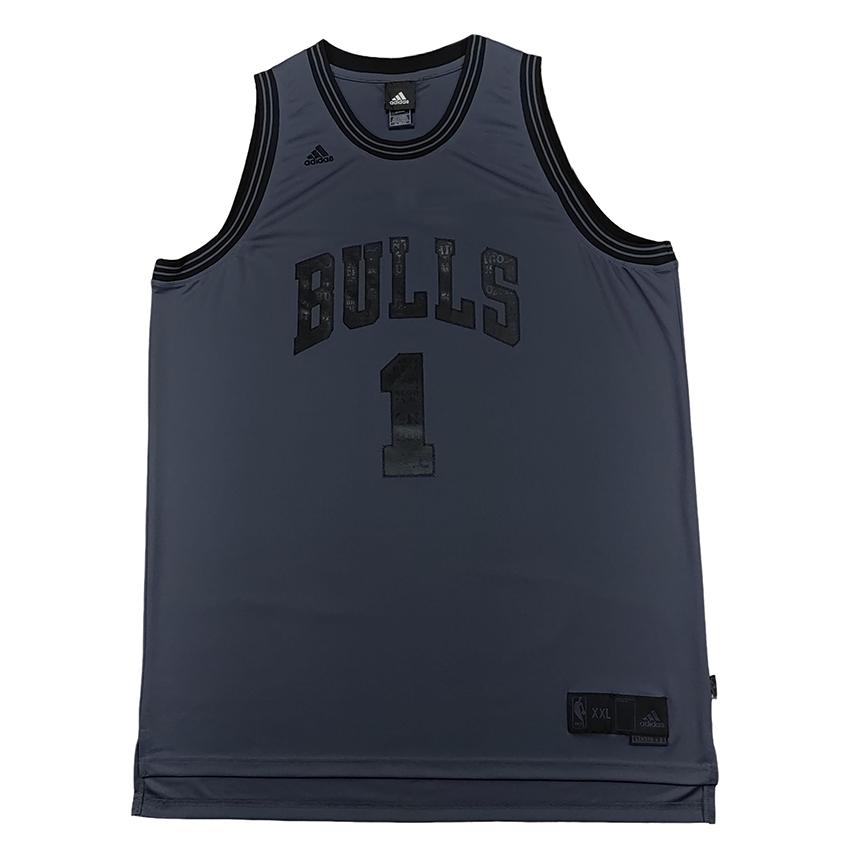 Adidas X NBA Collaboration Chicago Bulls Swingman Fan Edition Derrick Rose Basketballtrikot Unisex-Trikot Dunkelgrau 7643A-328-K91062 2XL von Joom DACH