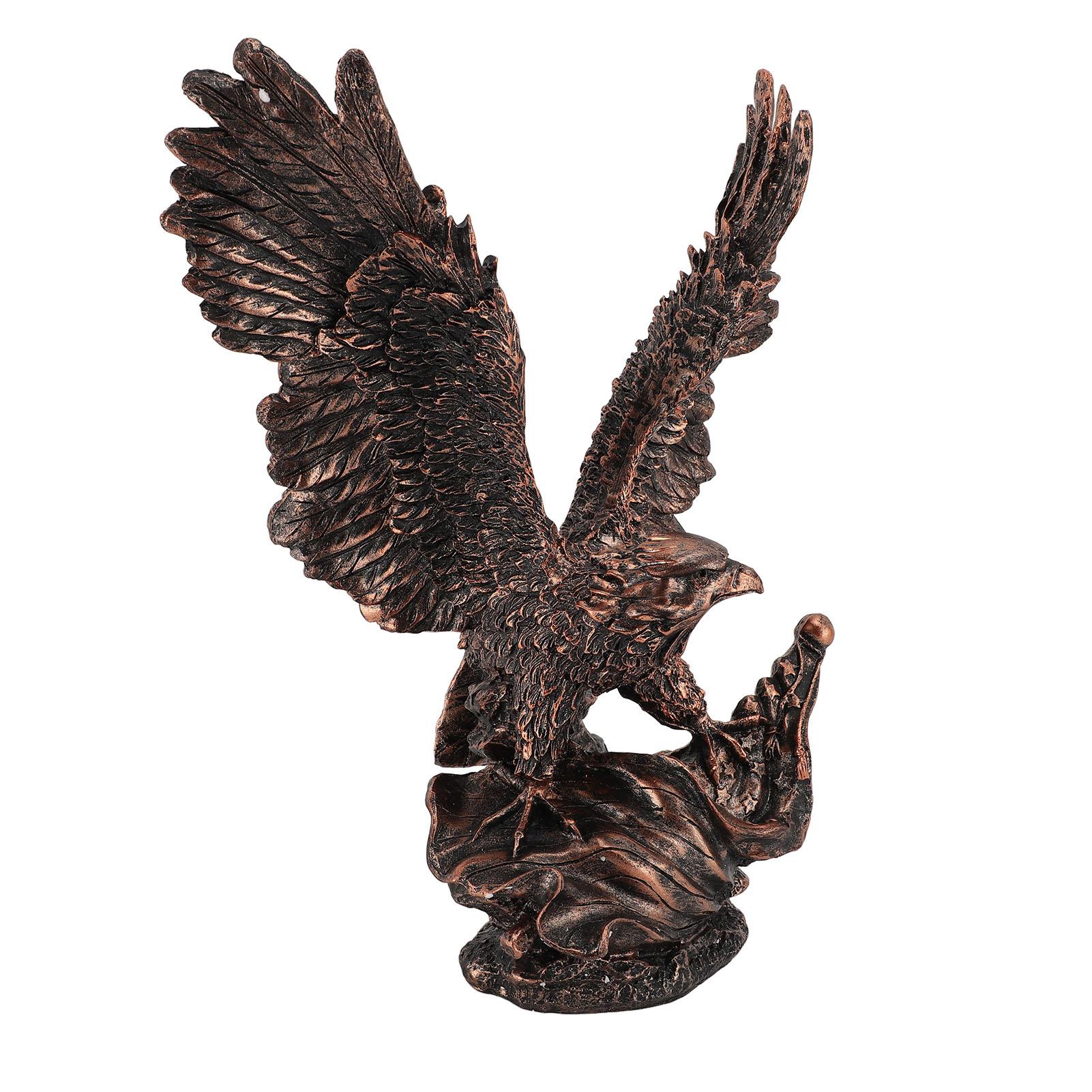 Adler Harz Statue Skulptur Ornament Tier Figur Moderne Decor Desktop Dekoration von Joom DACH