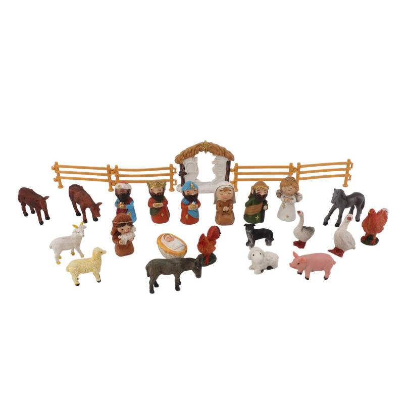 Adventskalender 2023 für Kinder Jungen Mädchen Harz Krippenszene Weihnachten Adventskalender Countdown von Joom DACH