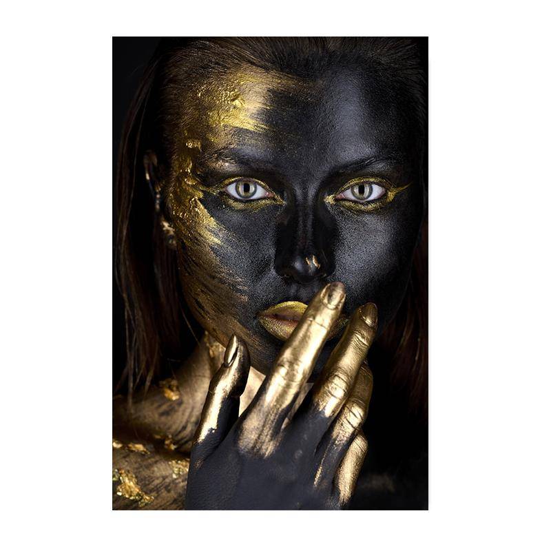 Afrikanische Frauen Wand Kunst Poster und Drucke Moderne Leinwand Malerei Bilder für Wohnzimmer Hause Dekoration Geschenk 60x80cm No Framed von Joom DACH