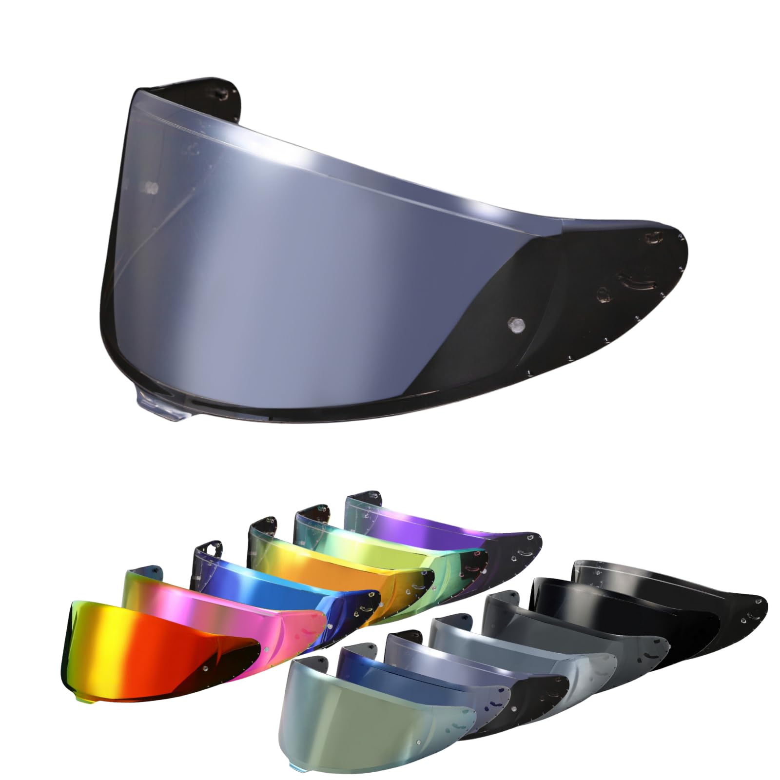Aftermarket X15 Z8 xfifteen Helm Rauchspiegel klar Motorrad dunkel sanft UV UV UV Motorrad Pinlock-Folie [kinkyamigo] Lieferung am nächsten Tag, von Joom DACH