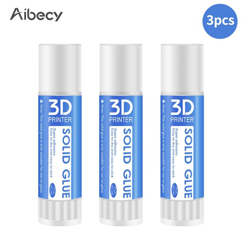 Aibecy 3 stücke 3D Drucker Feste Klebestift Anti Edge Warping Klebstoff Kleber Ungiftig Waschbar für Heiß 3pcs von Joom DACH