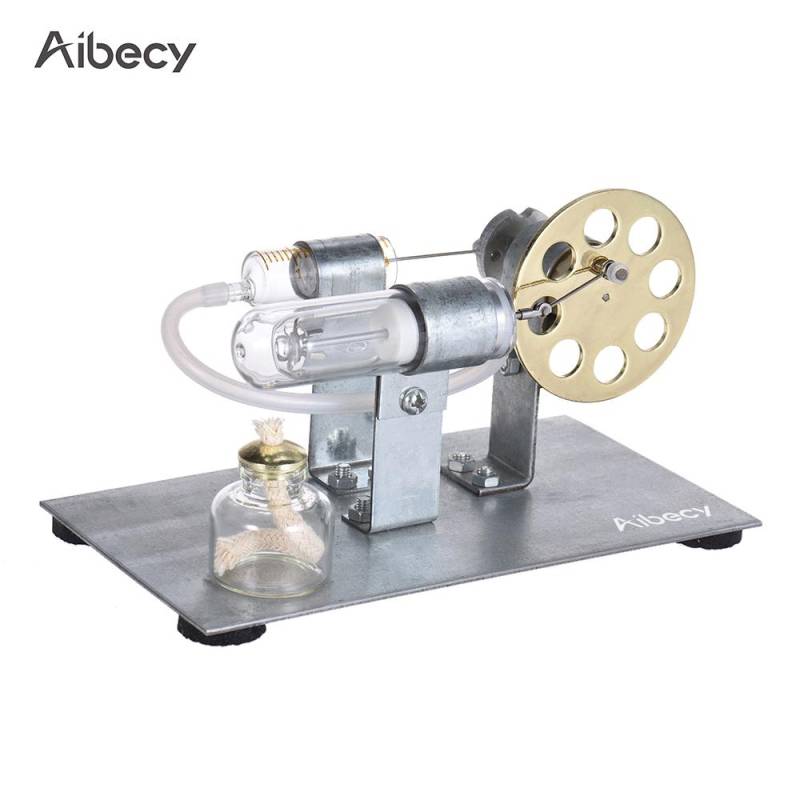 Aibecy Mini-Heißluft-Stirlingmotor-Motormodell, Stream-Power-Physik-Experiment, Lernspielzeug von Joom DACH
