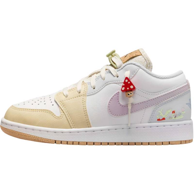 Air Jordan 1 Low GS Mushroom Kinder-Sneakers Weiß Hell-Khaki Puppe IB8861-151 40 von Joom DACH