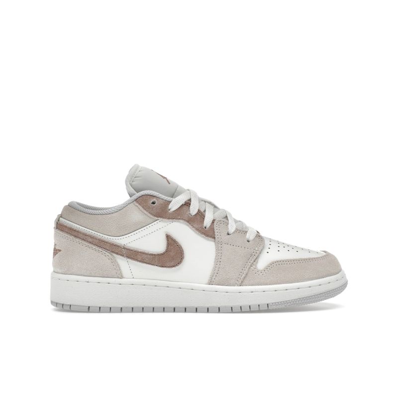 Air Jordan 1 Low SE GS Sail Archaeo Brown Kinder-Sneaker Creme Legend-Hellbraun Neutralgrau HF1863-200 38.5 von Joom DACH
