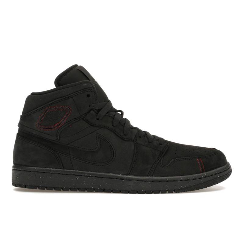 Air Jordan 1 Mid SE Craft Dark Smoke Red Herren Sneaker Schwarz Dunkelrauchgrau Varsity-Rot FD8634-001 44 von Joom DACH