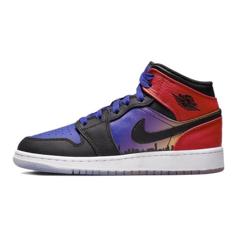 Air Jordan 1 Mid SS GS Skyline Kinder-Sneaker Blau Concord Schwarz DX4379-400 39 von Joom DACH