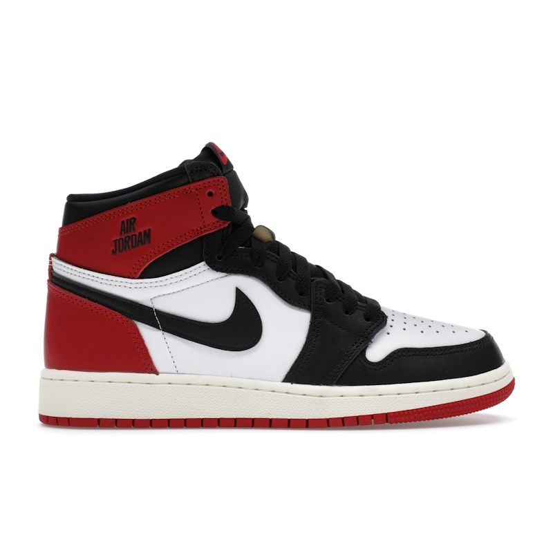 Air Jordan 1 Retro High OG GS Black Toe Reimagined Kinder-Sneaker Rot Varsity-Rot Weiß FD1437-106 38.5 von Joom DACH