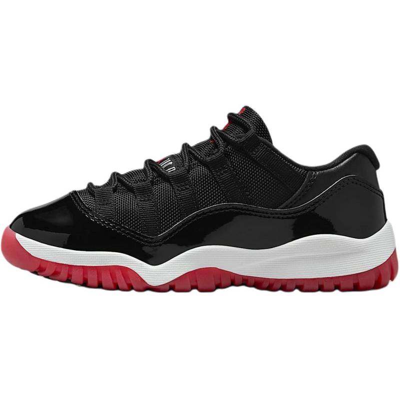 Air Jordan 11 Retro Low PS Bred 2025 Kinder-Sneaker Schwarz Weiß Varsity-Rot FV5116-006 28 von Joom DACH