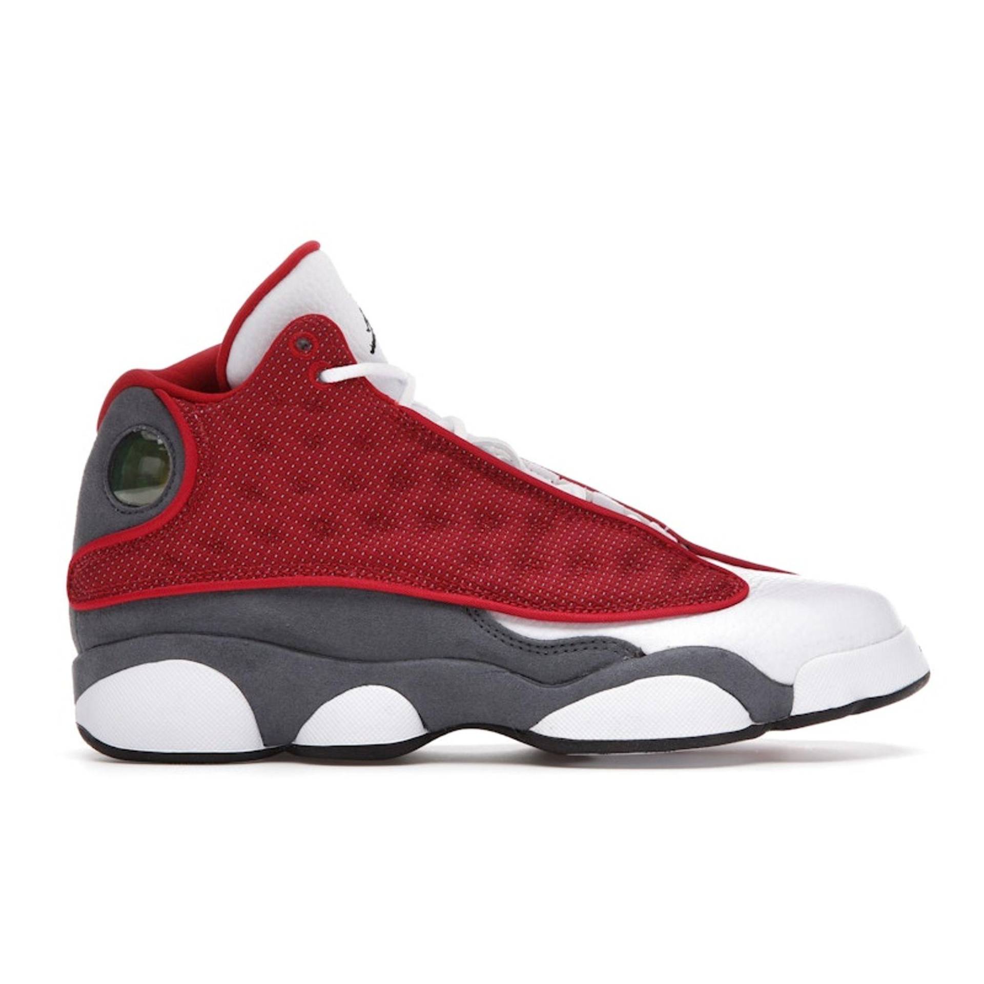 Air Jordan 13 Retro GS Red Flint Kinder-Sneaker Gym-Rot Flint-Grau Weiß 884129-600 35.5 von Joom DACH