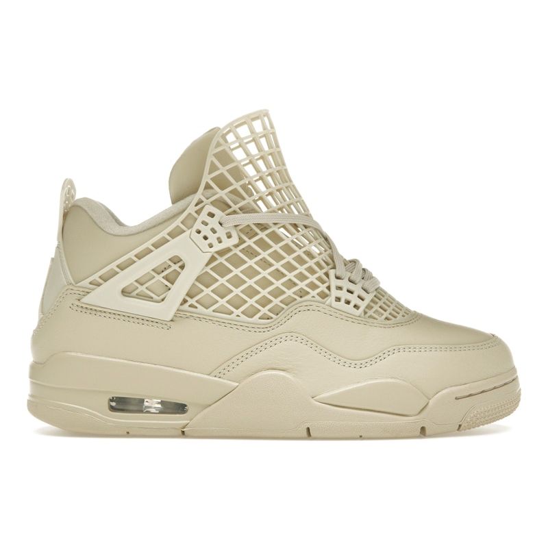 Air Jordan 4 Retro Net - Rattan Damen Sneaker Creme Metallic-Gold FN7251-200 43 von Joom DACH