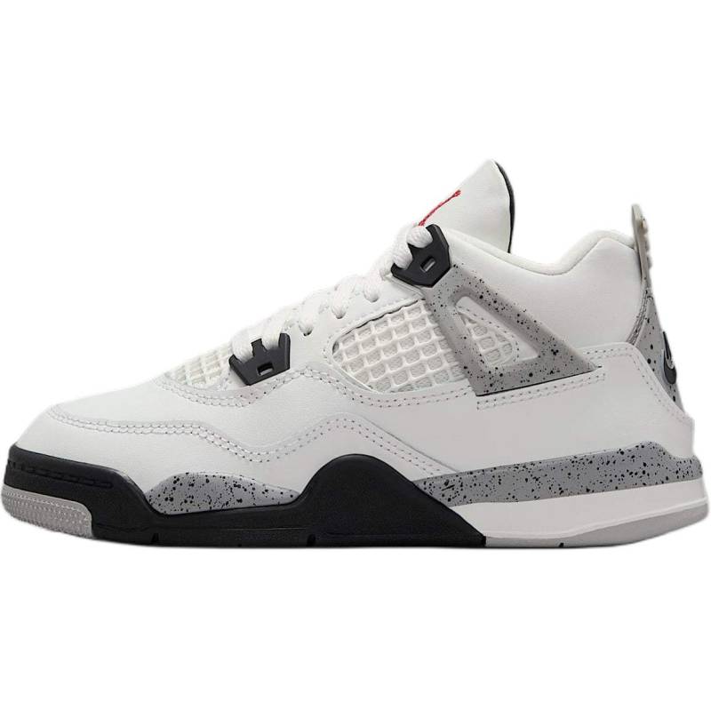 Air Jordan 4 Retro OG PS White Cement 2025 Kinder-Sneaker Summit-White Fire-Red Tech-Grey IB4388-100 29.5 von Joom DACH
