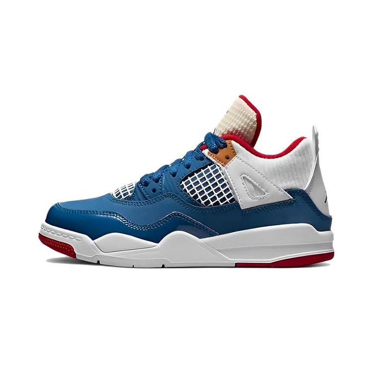 Air Jordan 4 Retro PS Messy Room Kinder-Sneaker Blau Französisch-Blau Weiß DR6953-400 28 von Joom DACH