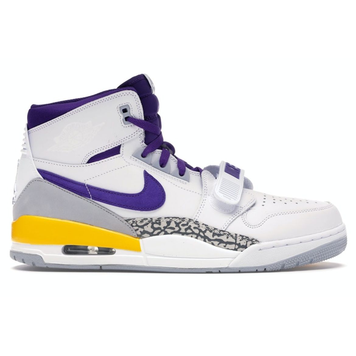 Air Jordan Legacy 312 Lakers Herren Sneaker Weiß Feld-Lila-Gelb AV3922-157 41 von Joom DACH