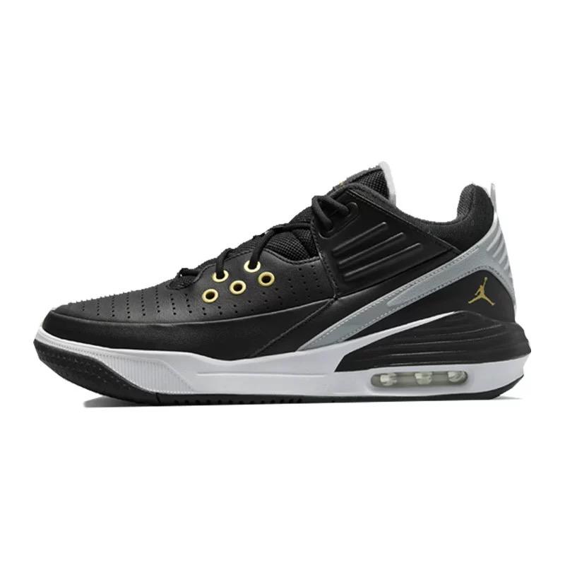 Air Jordan Max Aura 5 Schwarz Metallic-Gold Herren Sneaker Weiß Wolfsgrau DZ4353-017 41 von Joom DACH
