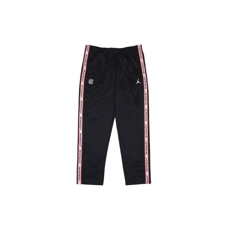 Air Jordan X Clot Tricot Trainingshose Gerade Lockere Passform Herren Unterteile Schwarz Rot AR8403-010 XL von Joom DACH