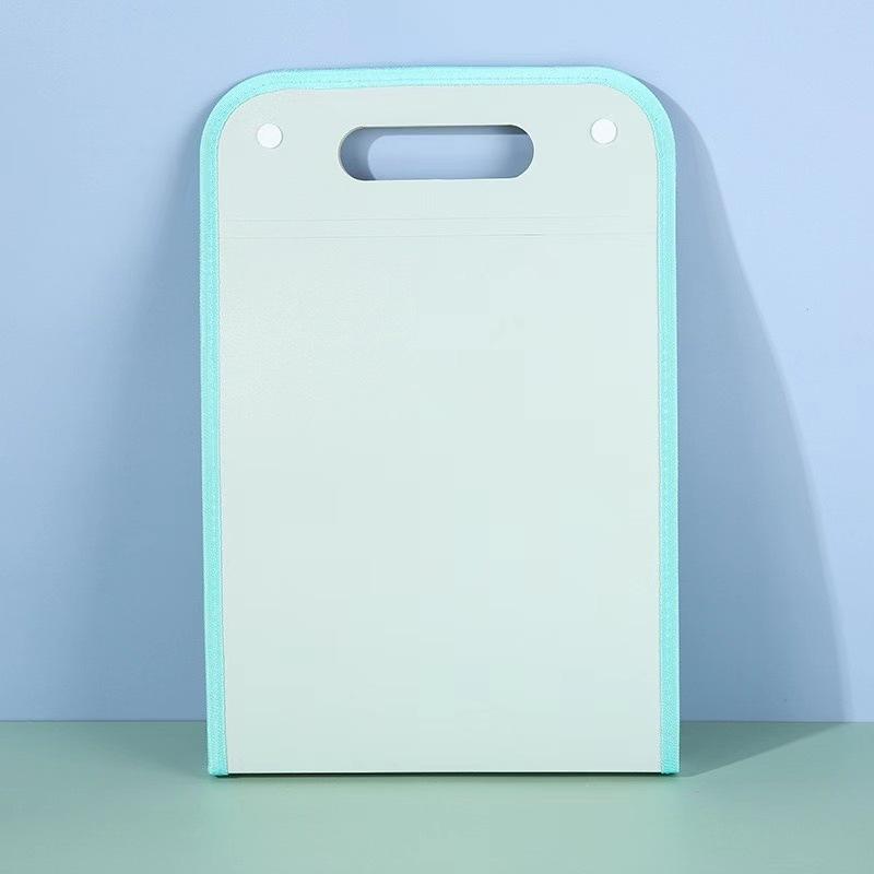 Aktentasche, tragbare Aktenordner-Dokumententasche, große Kapazität, transparente vertikale Orgelbox, Büropapier-Aufbewahrungs-Organizer-Tasche grün von Joom DACH