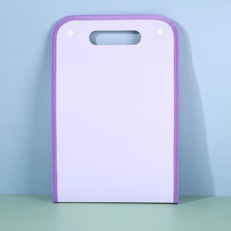 Aktentasche, tragbare Aktenordner-Dokumententasche, große Kapazität, transparente vertikale Orgelbox, Büropapier-Aufbewahrungs-Organizer-Tasche violett von Joom DACH