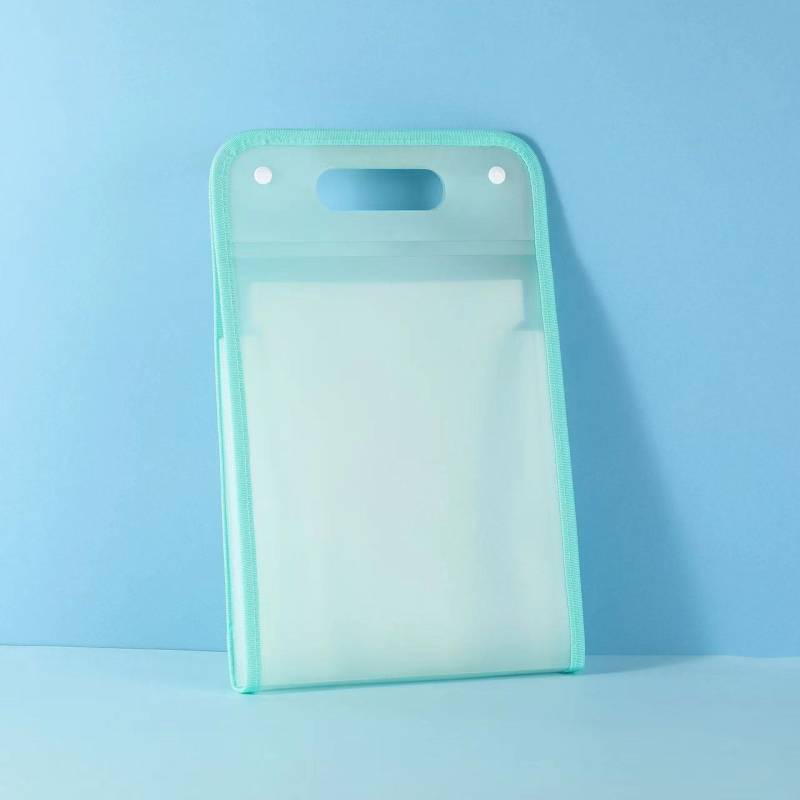 Aktentasche, tragbare Aktenordner-Dokumententasche, große Kapazität, transparente vertikale Orgelbox, Büropapier-Aufbewahrungs-Organizer-Tasche grün/transparent von Joom DACH