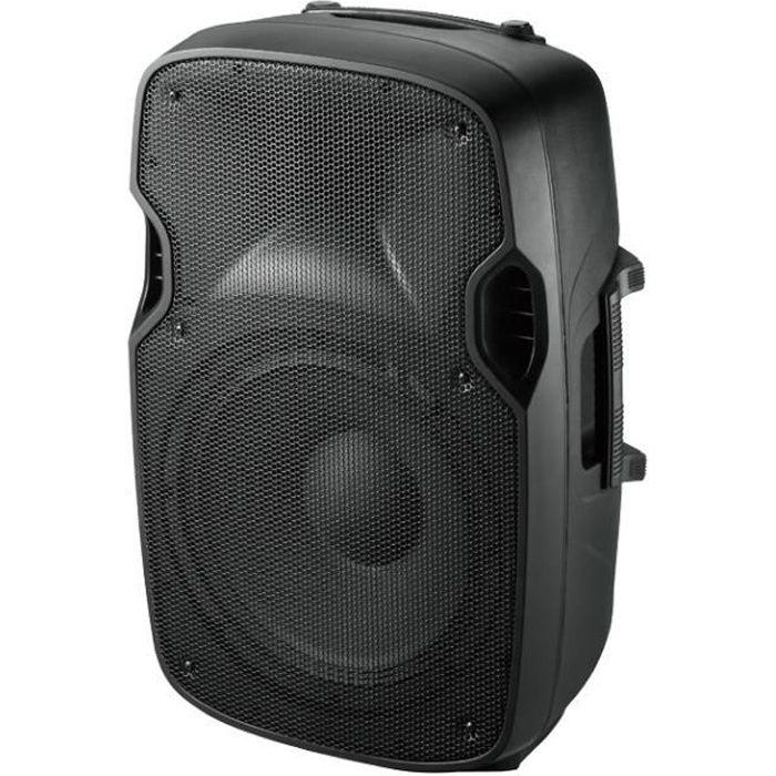 Aktiver Formguss-Lautsprecher 15 /38cm - 600W - IBIZA - XTK15A - 2-Wege - Integrierte Tragegriffe von Joom DACH