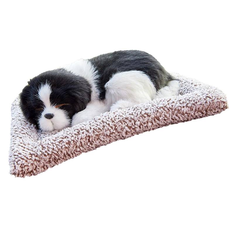 Aktivkohle Hunde Plüschtier Geruchsbeseitigung Luftreinigung Schlafendes Haustier Figur für Auto Zuhause von Joom DACH