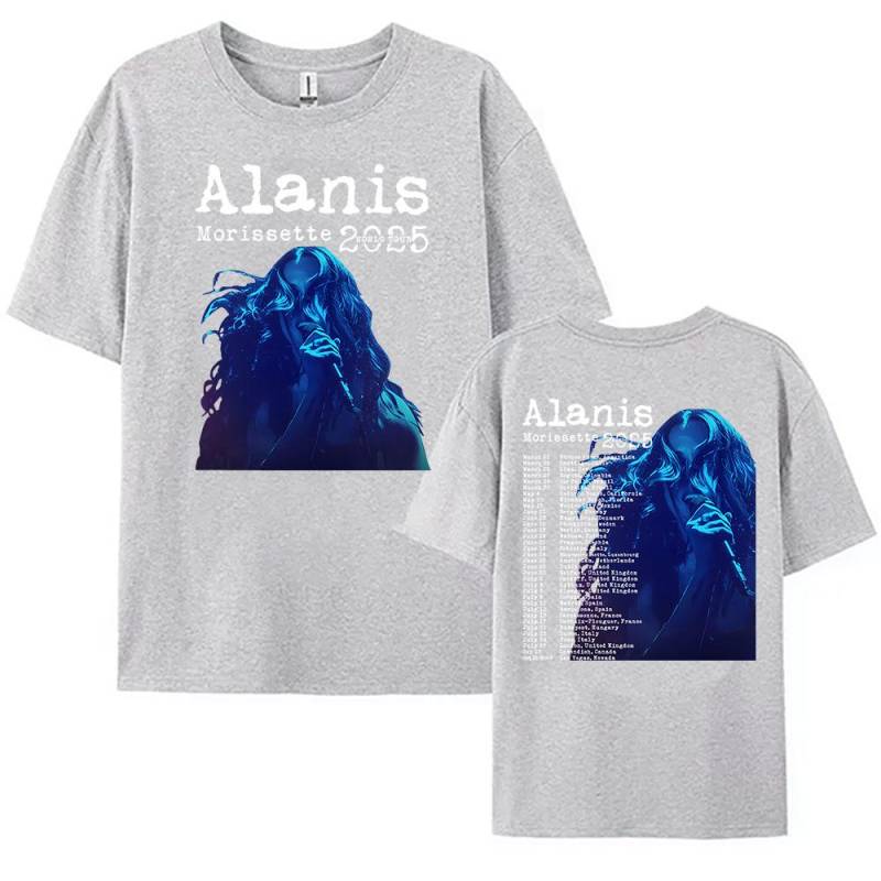 Alanis Morissette 2025 Welttournee T-Shirt Kurzarm O-Ausschnitt Damen/Herren T-Shirts Streetwear Hip Hop Unisex T-Shirts Baumwoll-Tops M Alanis Morissette 2025 Welttournee T-Shirt Kurzarm O-Ausschnitt Damen/Herren T-Shirts Streetwear Hip Hop Unisex T-Shirts Baumwoll-Tops M von Joom DACH