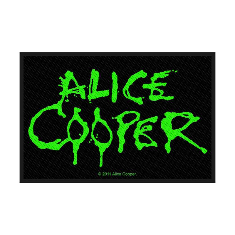 Alice Cooper-Logo-Patch One Size grün/schwarz von Joom DACH