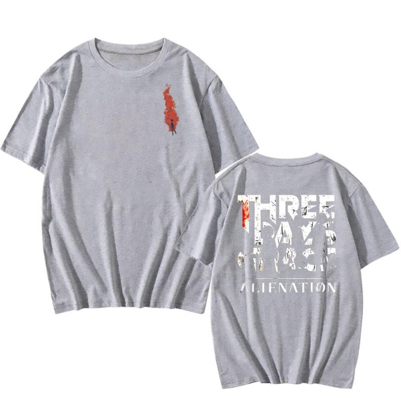 Alienation Album T-Shirt THREE DAYS GRACE Band Druck T-Shirt Kurzarm O-Ausschnitt Baumwoll-T-Shirts Hip Hop Unisex Streetwear Herren Tops L grau Alienation Album T-Shirt THREE DAYS GRACE Band Druck T-Shirt Kurzarm O-Ausschnitt Baumwoll-T-Shirts Hip Hop Unisex Streetwear Herren Tops L grau von Joom DACH