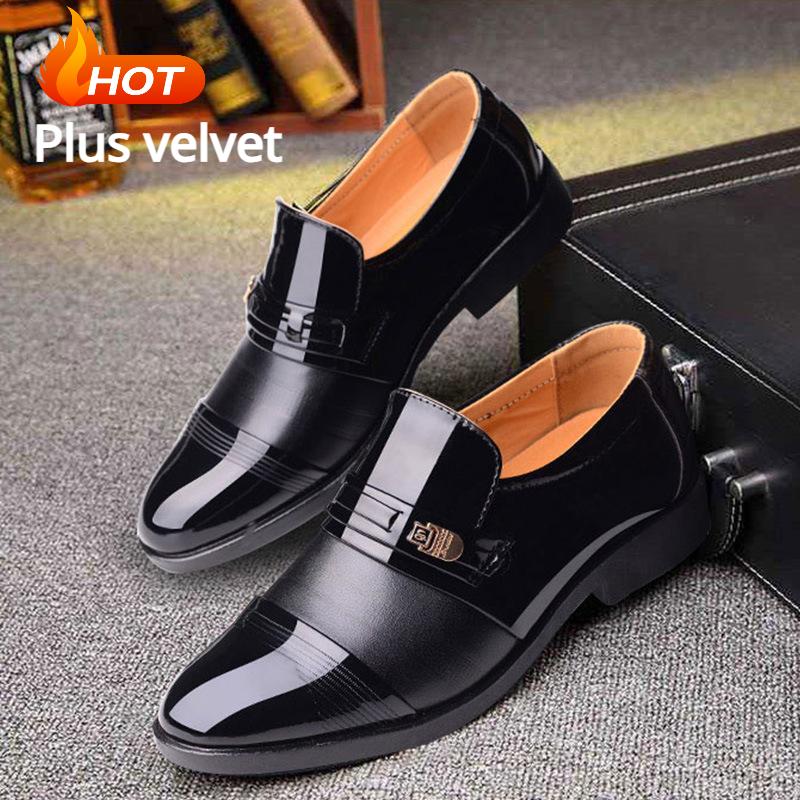 All Seasons Bright Leather Overshoes Business Dress Herren Lederschuhe 43 von Joom DACH