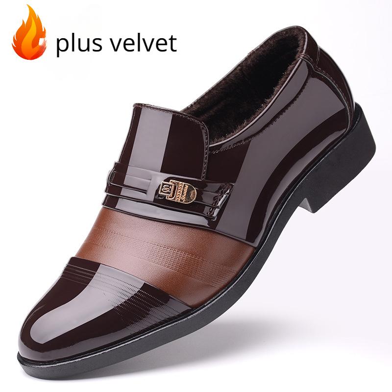 All Seasons Bright Leather Overshoes Business Dress Herren Lederschuhe 48 von Joom DACH