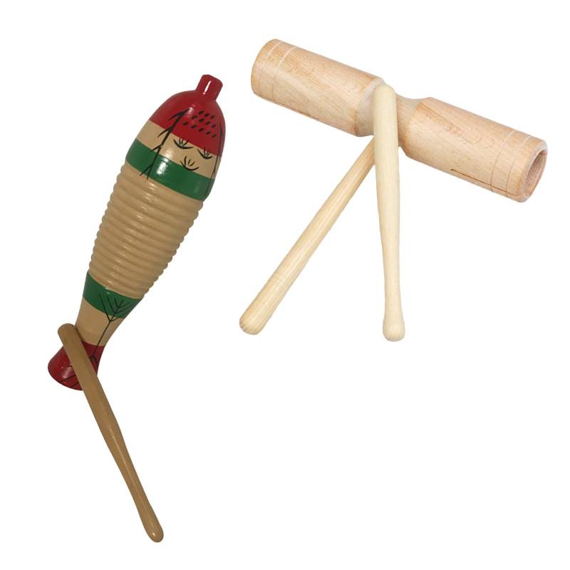 Alpha Depot Holzblock Holz Guiro Guiro Musikinstrument Percussion Musik Rhythmisch Rhythmus Spiel Performance Kinder Kleinkind Pädagogisches Guiro Holz von Joom DACH
