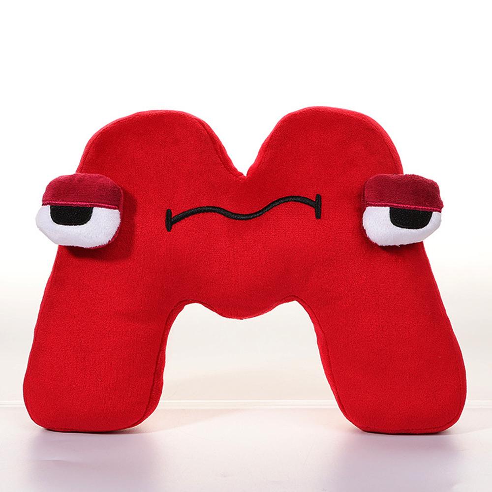 Alphabet Lore Plüschtiere 26 Buchstaben Tier Plüschtier Bildungspuppe für Kinder Erwachsene Halloween Weihnachtsgeschenk M von Joom DACH