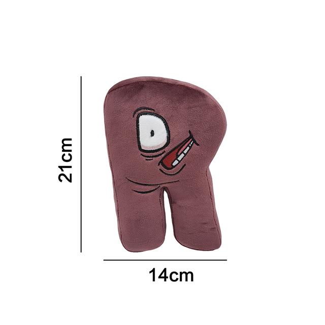 Alphabet Lore Plüschtiere AZ Englischer Buchstabe Stofftier Plüschpuppe Spielzeug Geschenk für Kinder Kinder Pädagogische Weihnachtsgeschenke R von Joom DACH