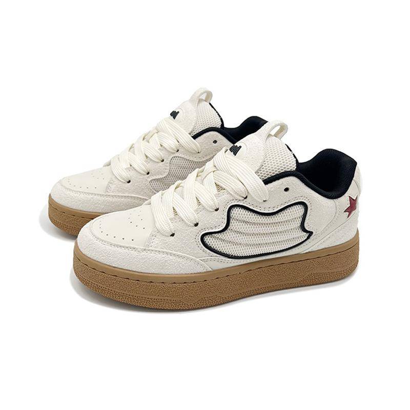 Amerikanische Retro Deutsche Trainingsschuhe Freizeitschuhe All-Matching Paar Sneaker Damen Atmungsaktive Retro Brot Damen Schuhe Frühling 44 von Joom DACH