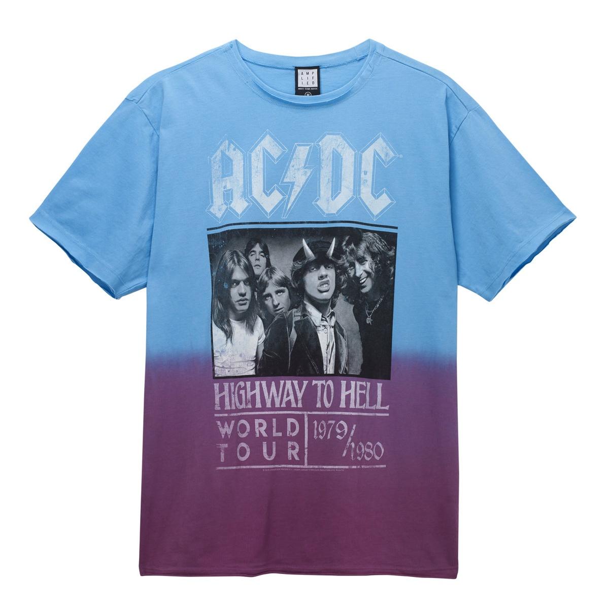 Amplified Damen/Damen Highway to Hell AC/DC T-Shirt L violett/blau von Joom DACH