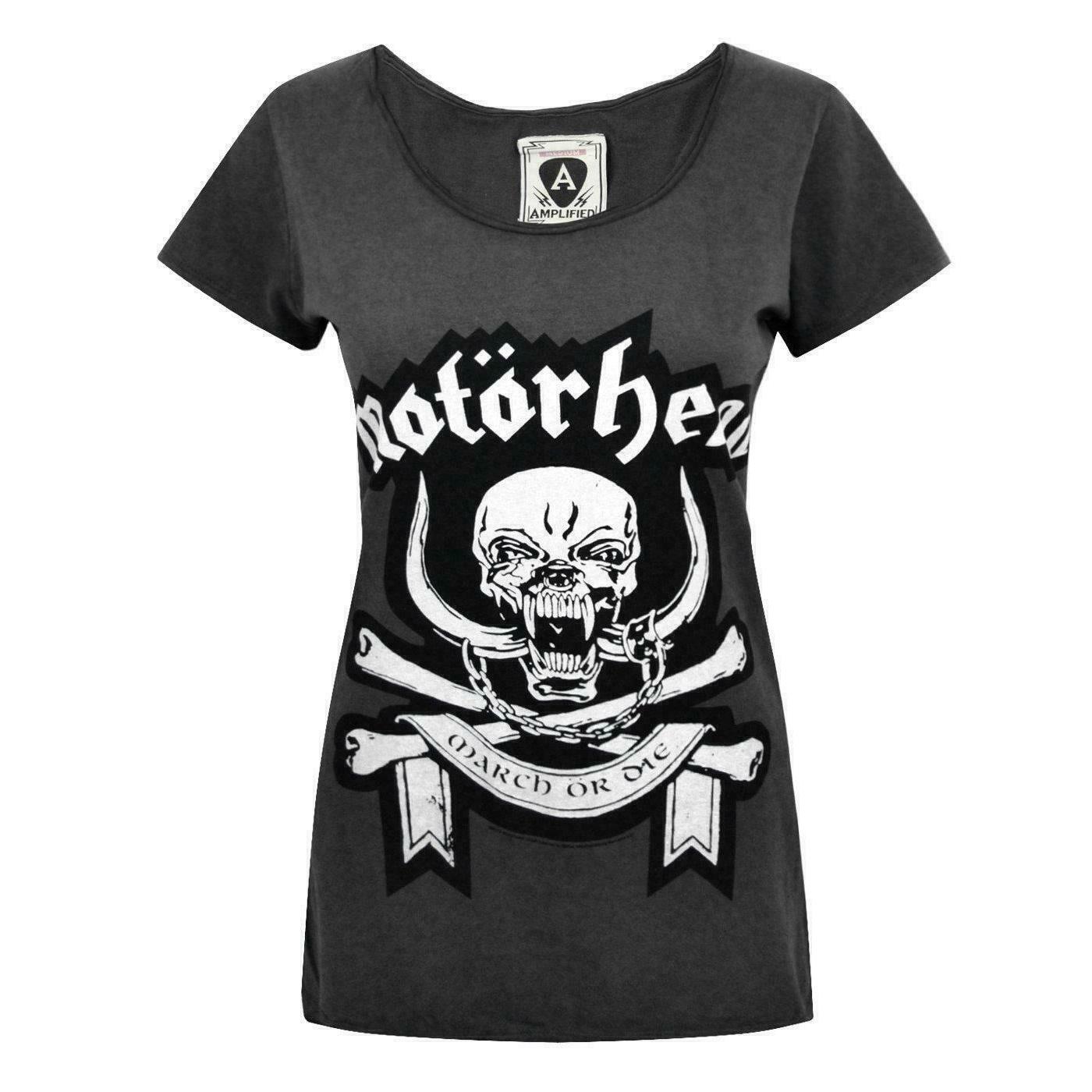 Amplified Damen/Damen March Motorhead T-Shirt S kohle von Joom DACH