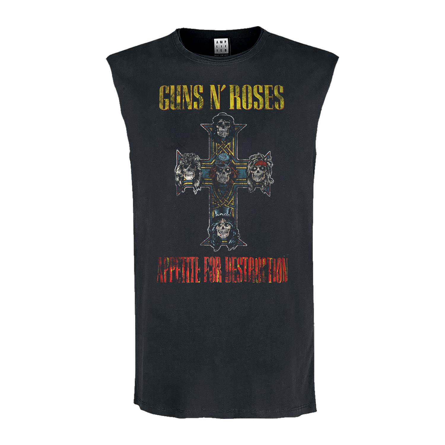 Amplified Herren-Tanktop „Appetit for Destruction“ von Guns N Roses, ärmellos L kohle Amplified Herren-Tanktop „Appetit for Destruction“ von Guns N Roses, ärmellos L kohle von Joom DACH