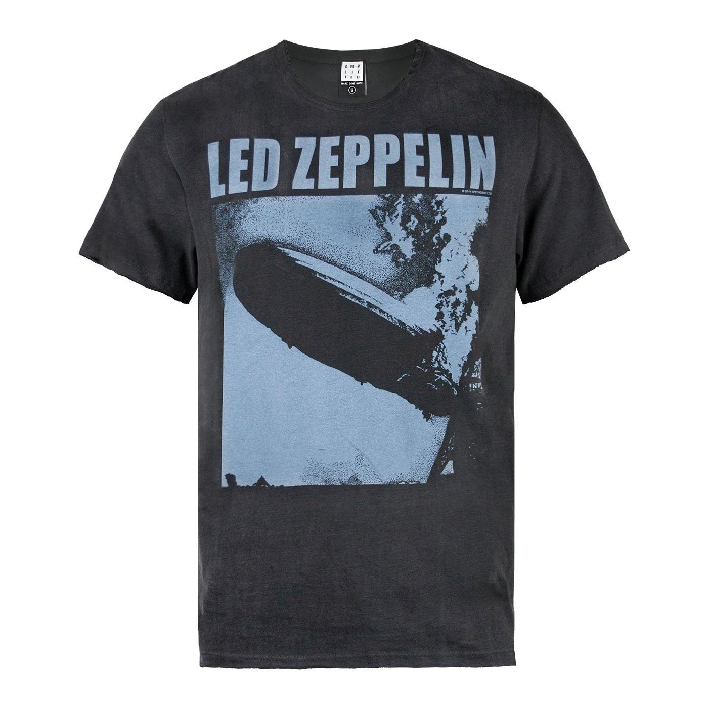 Amplified Led Zeppelin Tour 77 Herren T-Shirt S kohle von Joom DACH